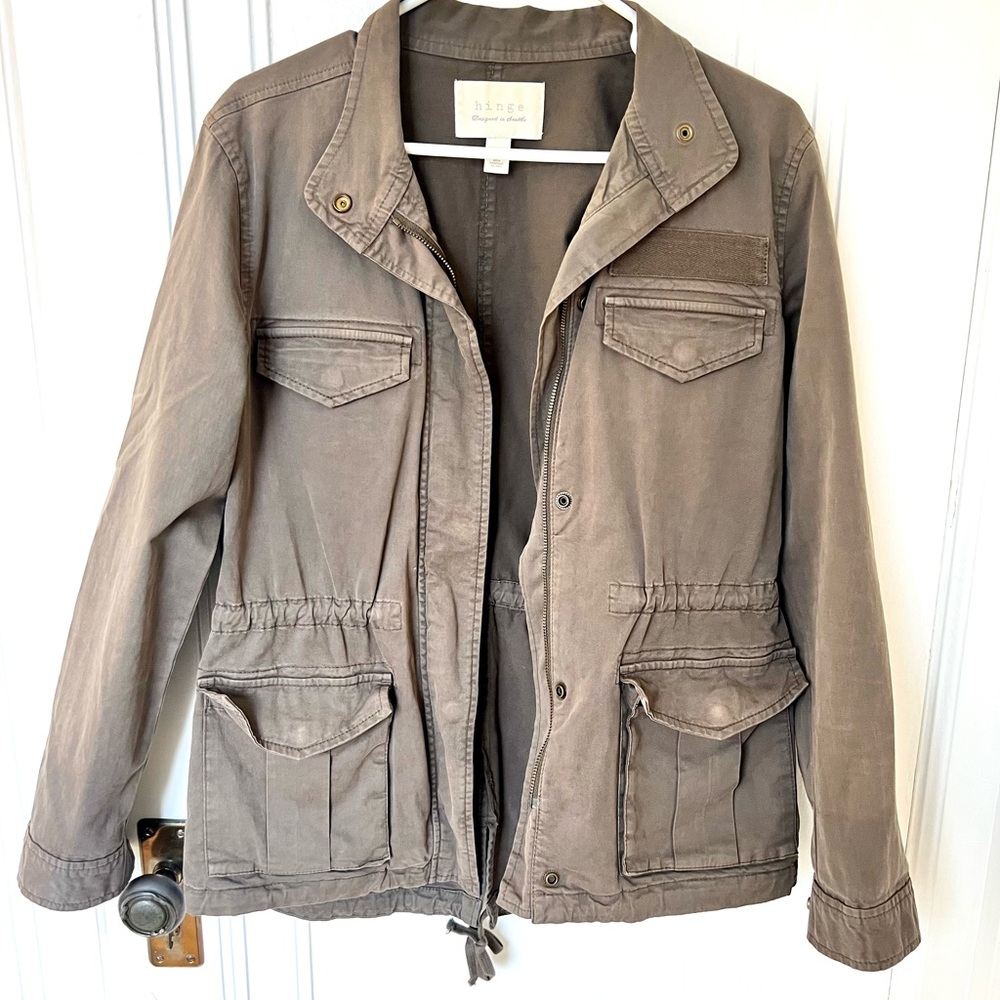 Hinge Women's Olive Utility Jacket